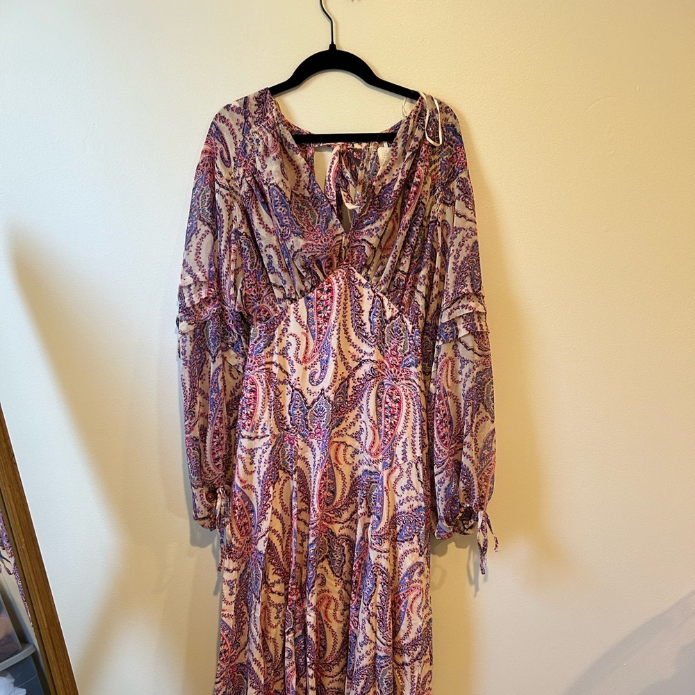 free people paisley maxi dress